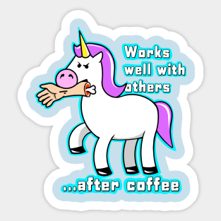 After coffee Sticker